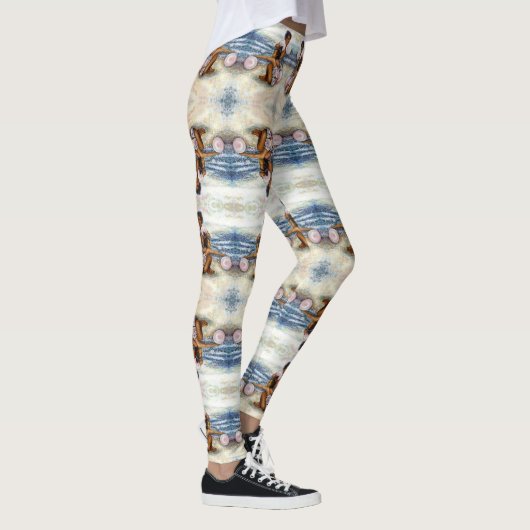 Geobsedeerd door het onmogelijke te overwinnen leggings (Rechts)