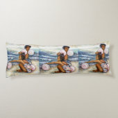 Geobsedeerd door het onmogelijke te overwinnen lichaamskussen (Achterkant)