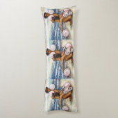 Geobsedeerd door het onmogelijke te overwinnen lichaamskussen (Achterkant (Verticaal))