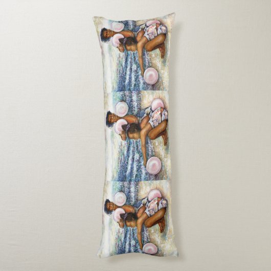 Geobsedeerd door het onmogelijke te overwinnen lichaamskussen (Achterkant (Verticaal))