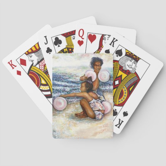 Geobsedeerd door het onmogelijke te overwinnen pokerkaarten (Achterkant)