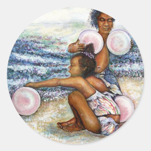 Geobsedeerd door het onmogelijke te overwinnen ronde sticker (Voorkant)