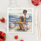 Geobsedeerd door het onmogelijke te overwinnen servet (Insitu)