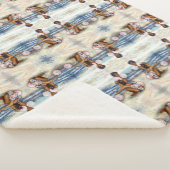 Geobsedeerd door het onmogelijke te overwinnen sherpa deken (3/4)