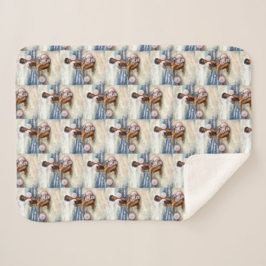 Geobsedeerd door het onmogelijke te overwinnen sherpa deken (Voorkant (horizontaal))