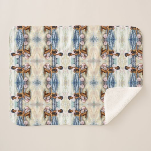 Geobsedeerd door het onmogelijke te overwinnen sherpa deken (Voorkant (horizontaal))