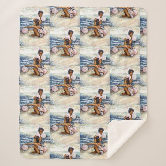 Geobsedeerd door het onmogelijke te overwinnen sherpa deken (Voorkant)