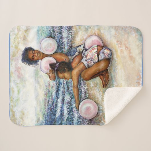 Geobsedeerd door het onmogelijke te overwinnen sherpa deken (Voorkant (horizontaal))