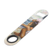 Geobsedeerd door het onmogelijke te overwinnen speed flessenopener (Voorkant Gekanteld)