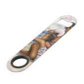 Geobsedeerd door het onmogelijke te overwinnen speed flessenopener (Achterkant Gekanteld)