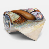 Geobsedeerd door het onmogelijke te overwinnen stropdas (Opgerold)