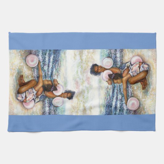 Geobsedeerd door het onmogelijke te overwinnen theedoek (Horizontaal)