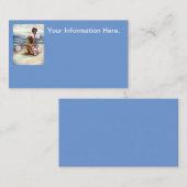 Geobsedeerd door het onmogelijke te overwinnen visitekaartje (Voorkant / Achterkant)