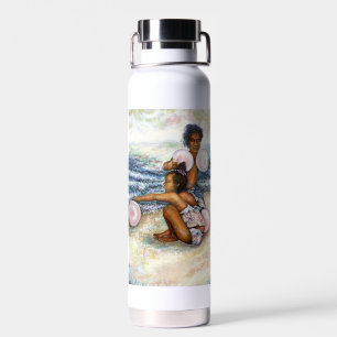 Geobsedeerd door het onmogelijke te overwinnen waterfles