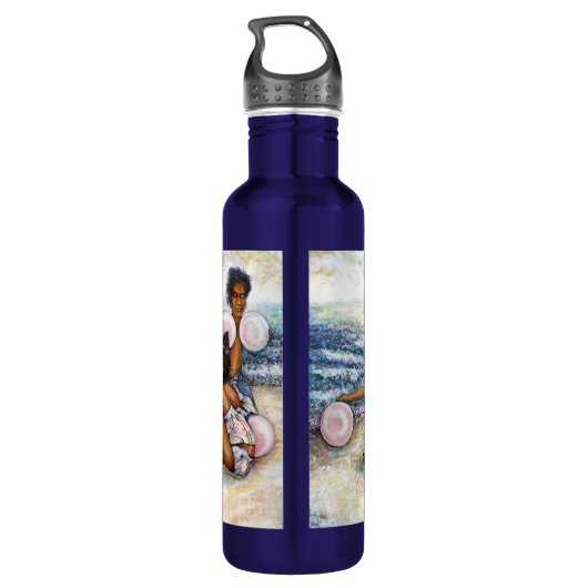 Geobsedeerd door het onmogelijke te overwinnen waterfles  (Achterkant)