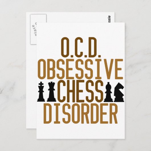 Geobsedeerd door kaas briefkaart (Voorkant / Achterkant)