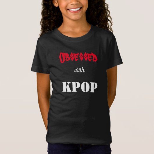 Geobsedeerd door KPOP T-Shirt (Voorkant)