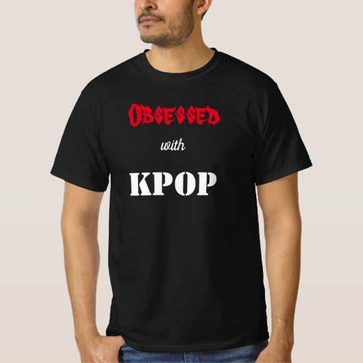 Geobsedeerd door KPOP T-Shirt (Voorkant)