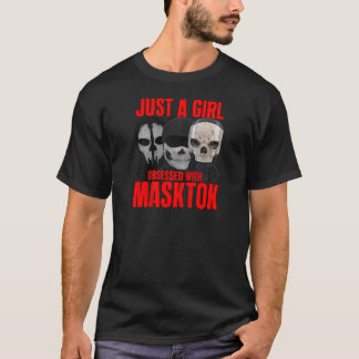 Geobsedeerd door masktok boek lezen romantische bo t-shirt
