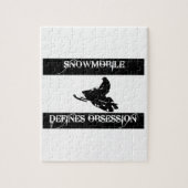 geobsedeerd door sneeuwscooter legpuzzel (Verticaal)