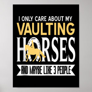 Geobsedeerd door springpaarden meer dan door mense poster