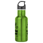 Geobsedeerd elektrisch gitaar waterfles  (Voorkant)