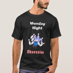 Geobsedeerd Maandag Bowler T-shirt