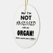 Geobsedeerd orgaan keramisch ornament (Links)