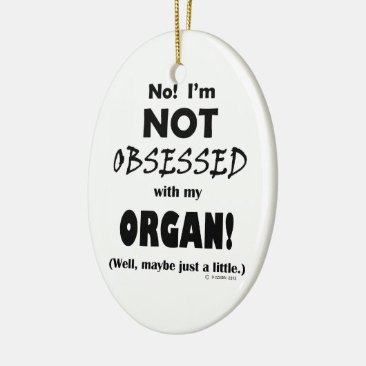 Geobsedeerd orgaan keramisch ornament (Links)