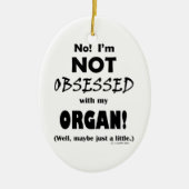 Geobsedeerd orgaan keramisch ornament (Voorkant)