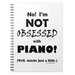 Geobsedeerd Piano Notitieboek