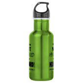 Geobsedeerd toetsenbord waterfles  (Voorkant)