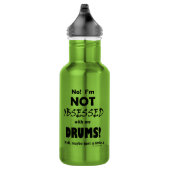 Geobsedeerde drums waterfles (Rechts)