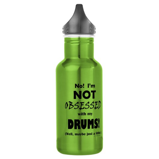 Geobsedeerde drums waterfles (Links)