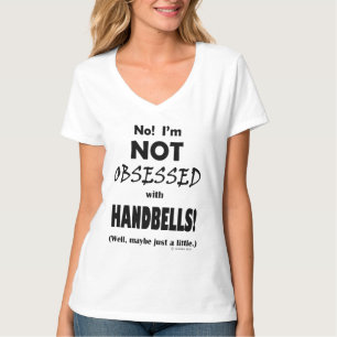Geobsedeerde handriemen t-shirt