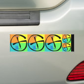 Geocache Alaska Logo Bumpersticker (Op auto)