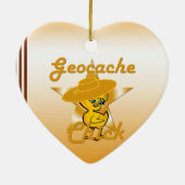 Geocache Chick #10 Keramisch Ornament (Achterkant)