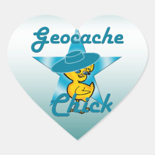 Geocache Chick #7 Hart Sticker