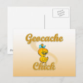 Geocache Chick Briefkaart (Voorkant / Achterkant)