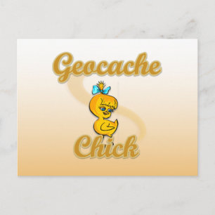 Geocache Chick Briefkaart