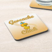 Geocache Chick Drankjes Onderzetter (Linkerzijde)