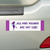 Geocache Cunning Running Bumpersticker (Op auto)