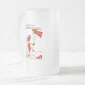 Geocache Gift - Geheime voorgeheugen, als je kunt! Matglas Bierpul (Voorkant links)