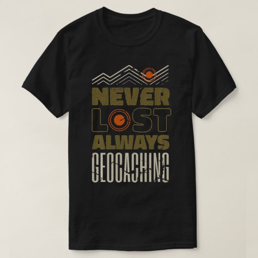 Geocache I Geografie Outers I Funny Geocaching 1 T-shirt (Design voorkant)