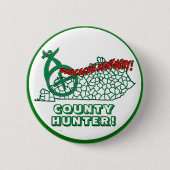 GEOCACHE KENTUCKY COUNTY HUNTER RONDE BUTTON 5,7 CM (Voorkant)