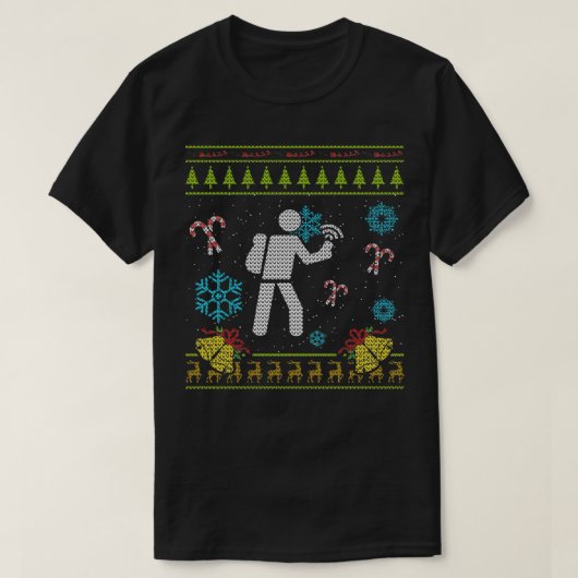 Geocache kerstbeker Shirt Geocaching Christus (Design voorkant)