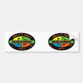Geocache overlevende bumpersticker (Voorkant)