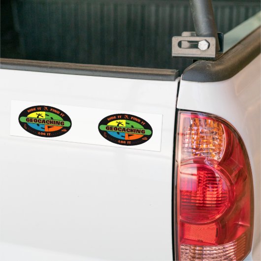 Geocache overlevende bumpersticker (Op Truck)