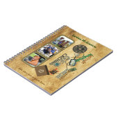 Geocache Triple Photo Journal Notitieboek (Linkerzijde)