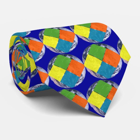 GeoCache World Stropdas (Opgerold)